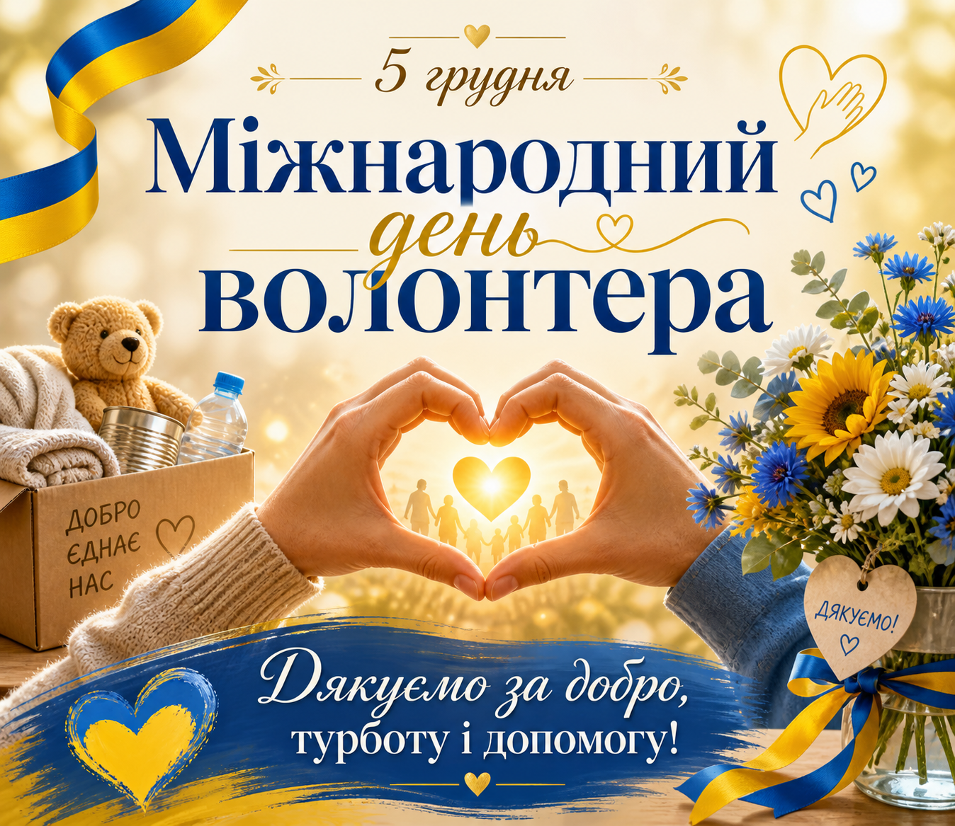 "ВОЛОНТЕРСЬКИЙ ТИЖДЕНЬ ДОПОМОГИ ДЛЯ ЗСУ".