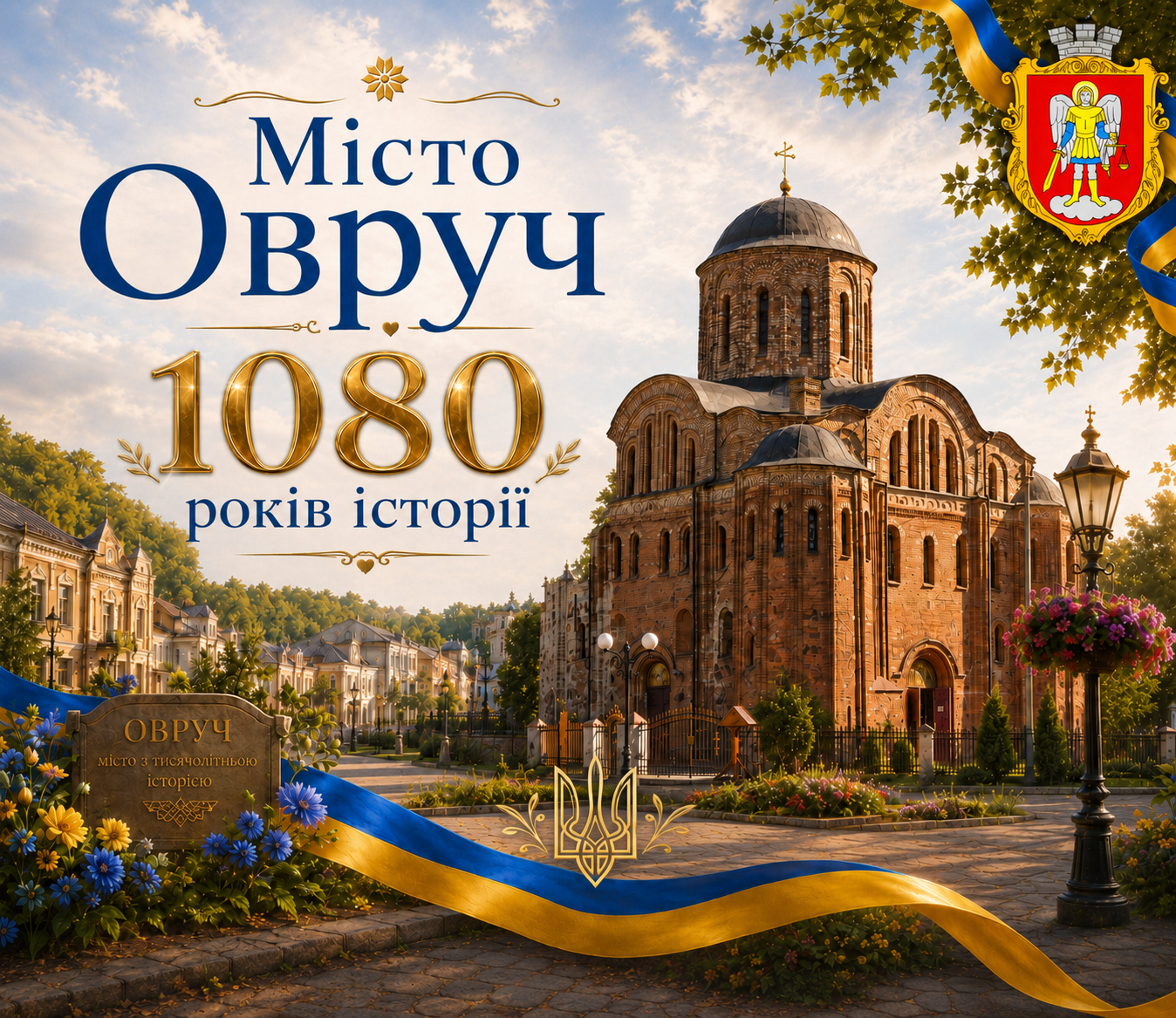 1080 років м. Овруч