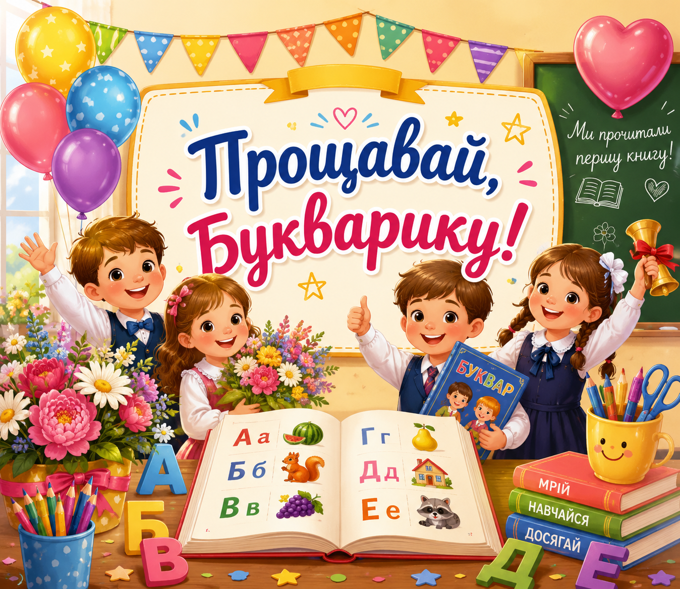 Прощавай букварику